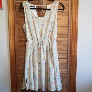 Maurices Sleeveless Floral Skater Dress